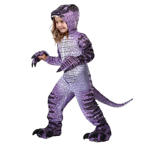 Kids' Triceratops Dinosaur Costume Jumpsuit 13