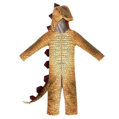 Kids' Triceratops Dinosaur Costume Jumpsuit 2