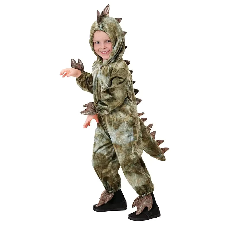 Kids' Triceratops Dinosaur Costume Jumpsuit 7