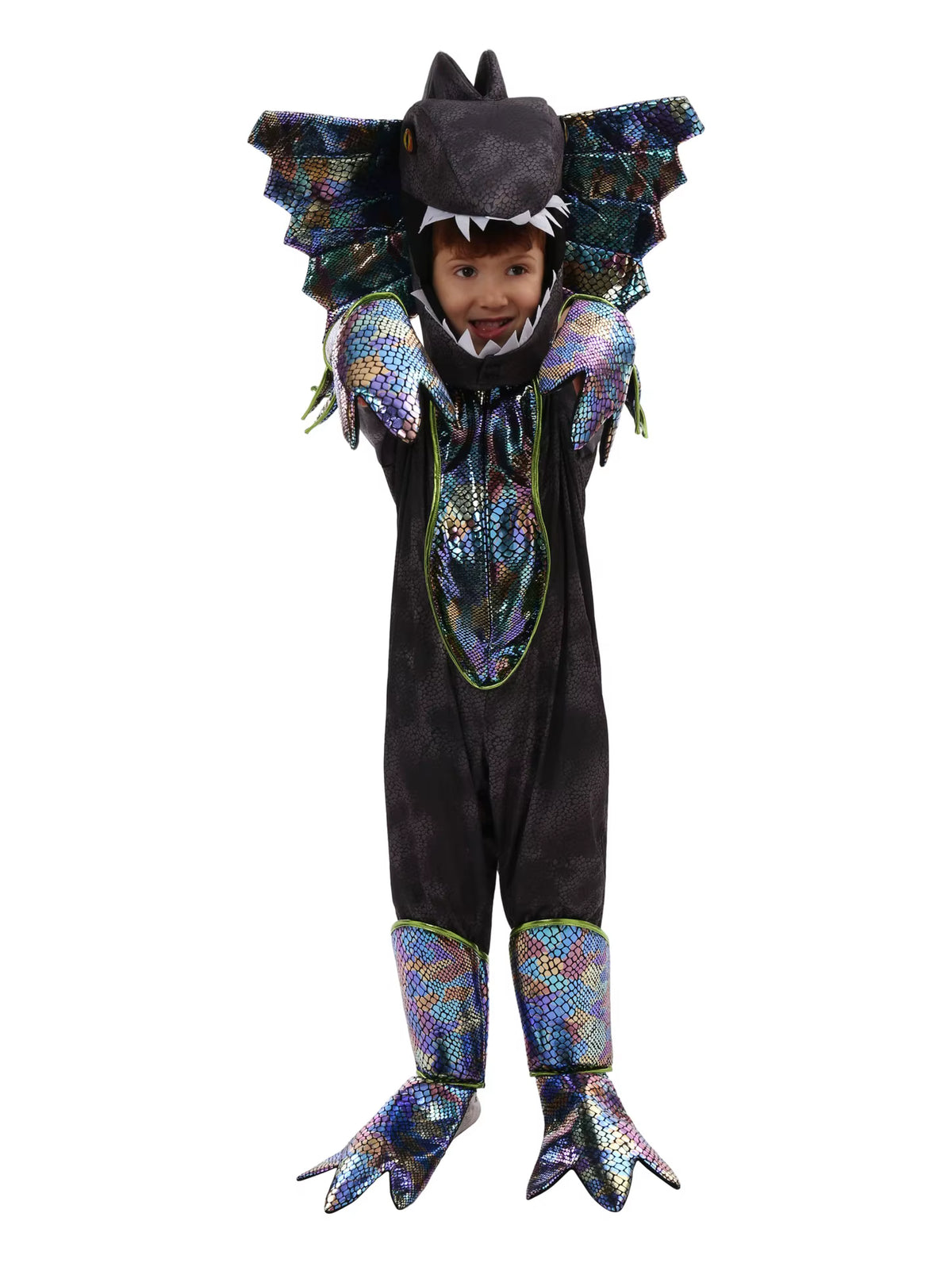 Kids' Triceratops Dinosaur Costume Jumpsuit 9