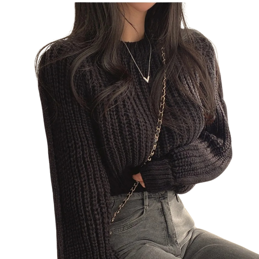 Knitted Style Women's Sweater