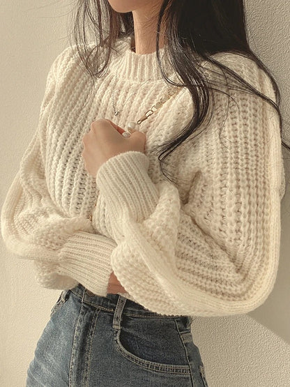 Knitted Style Women's Sweater