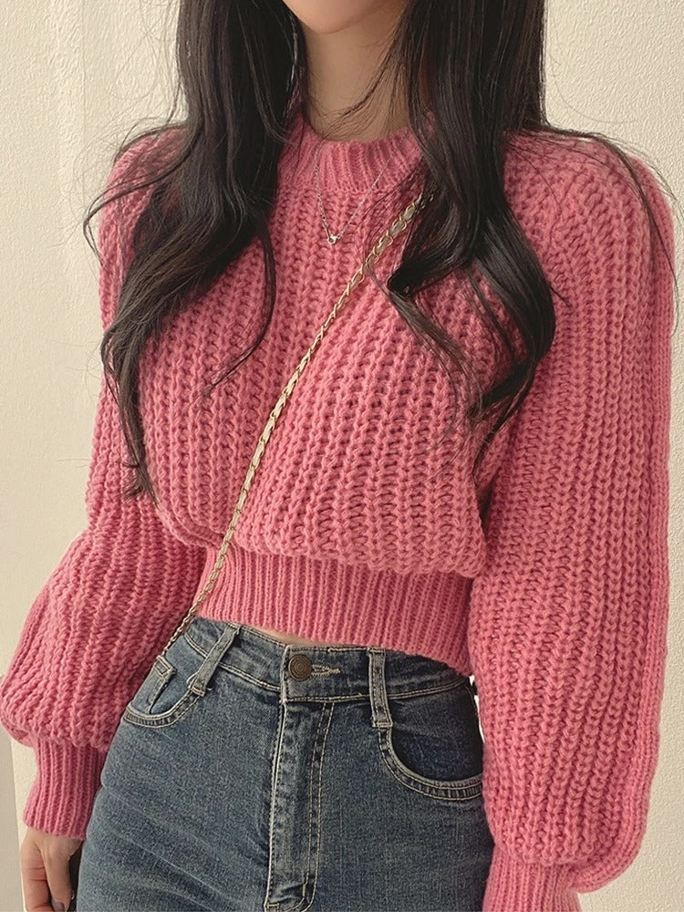 Knitted Style Women's Sweater