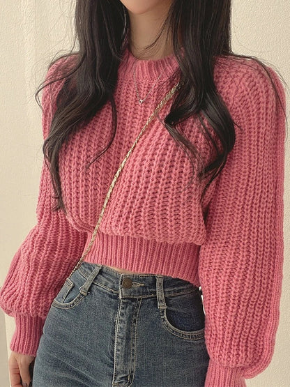 Knitted Style Women's Sweater