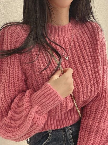 Knitted Style Women's Sweater