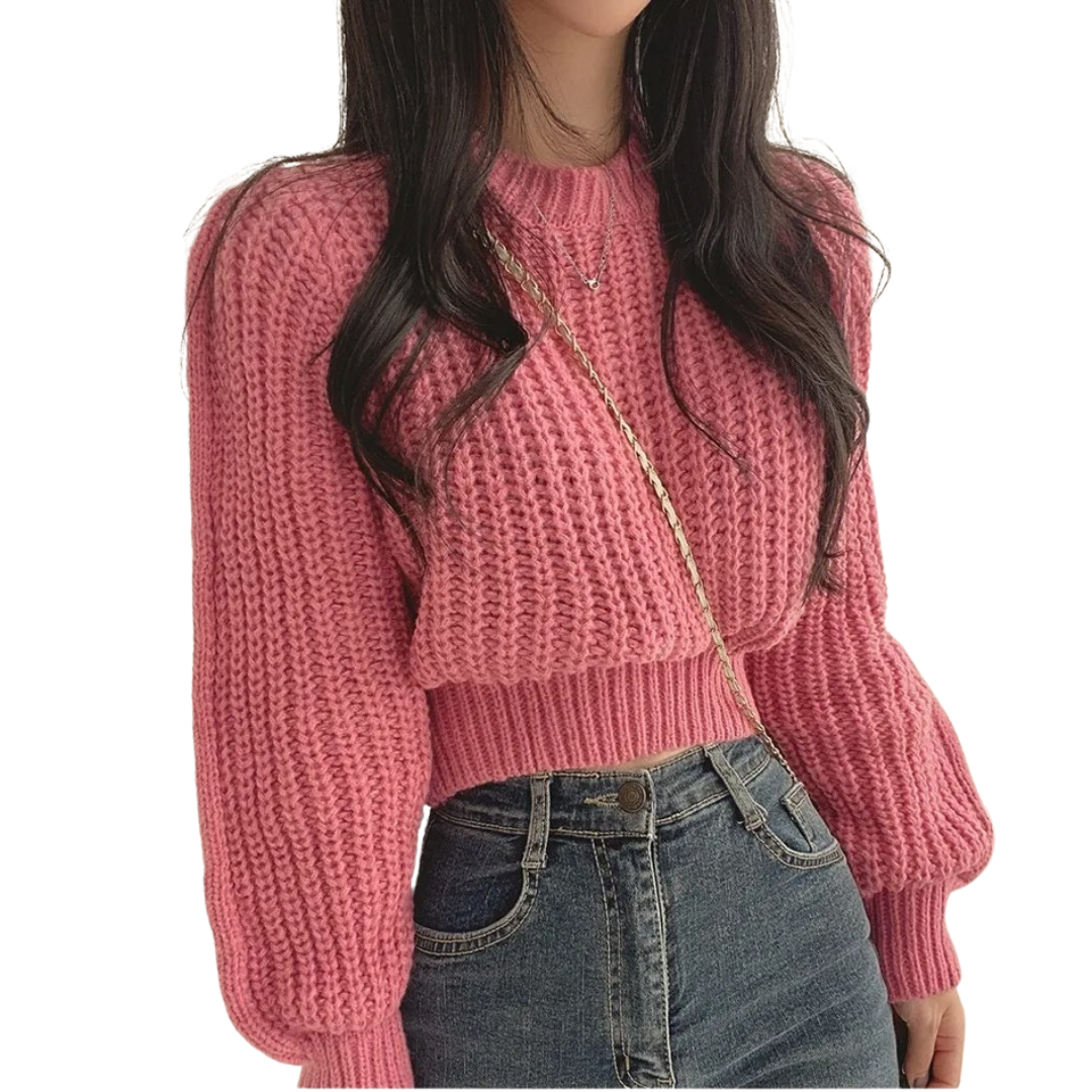 Knitted Style Women's Sweater