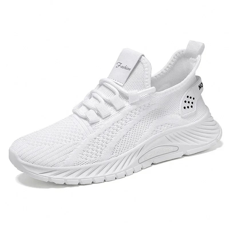 Knitted breathable mesh shoes for women