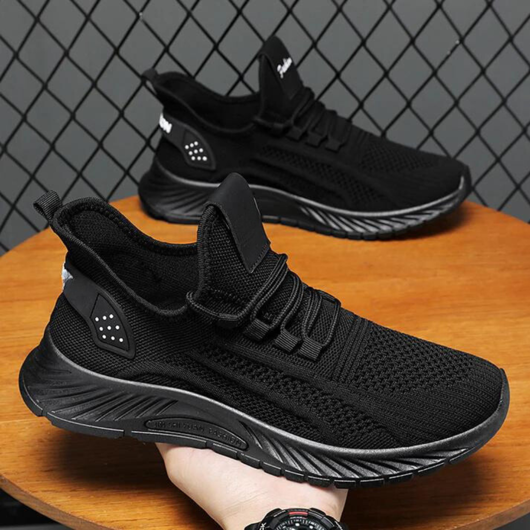 Knitted breathable mesh shoes for women