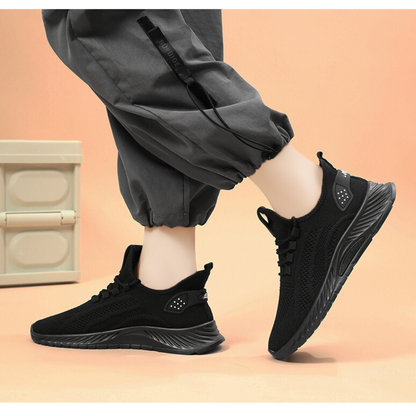 Knitted breathable mesh shoes for women