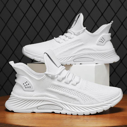 Knitted breathable mesh shoes for women
