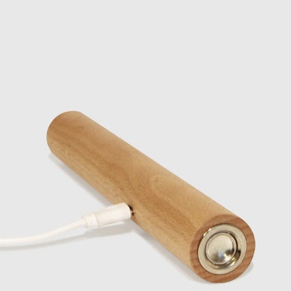 LED 360° rotatable wooden wall light