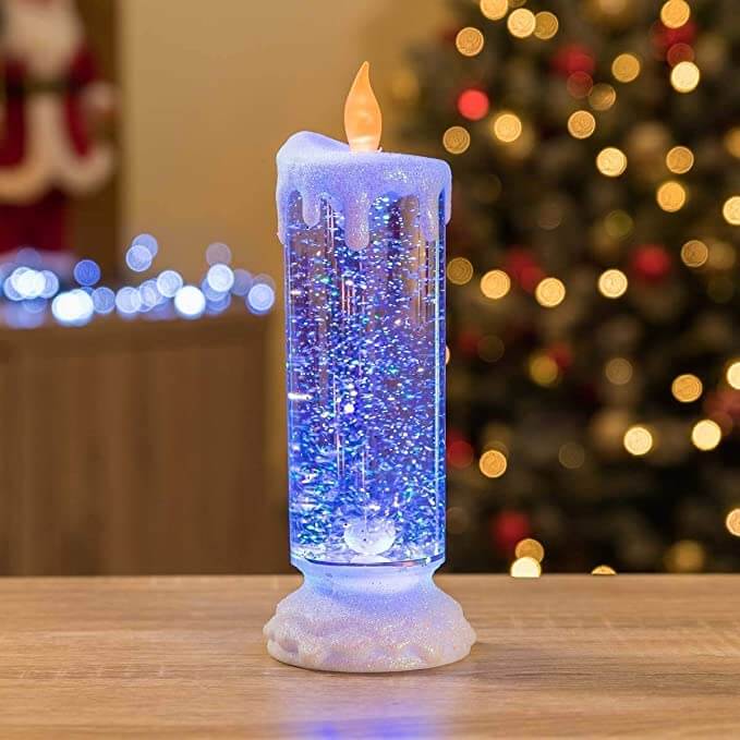 LED Colour-changing candle
