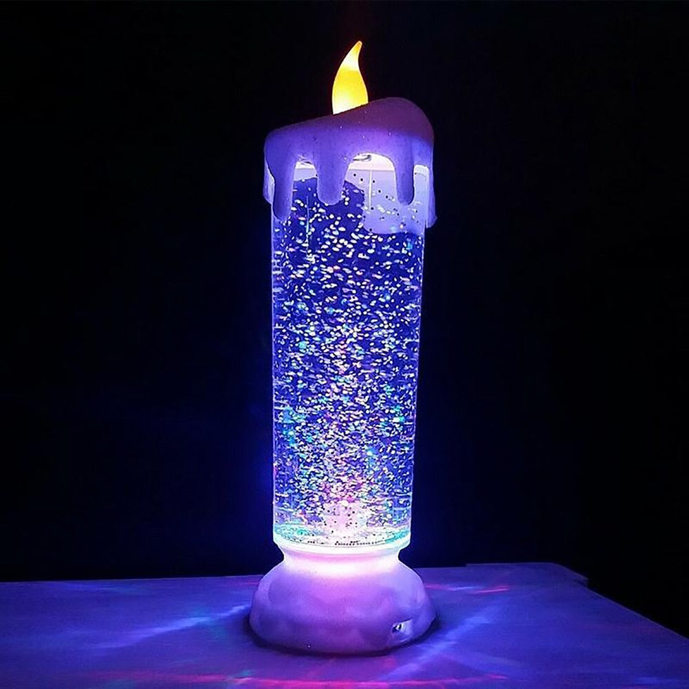 LED Colour-changing candle