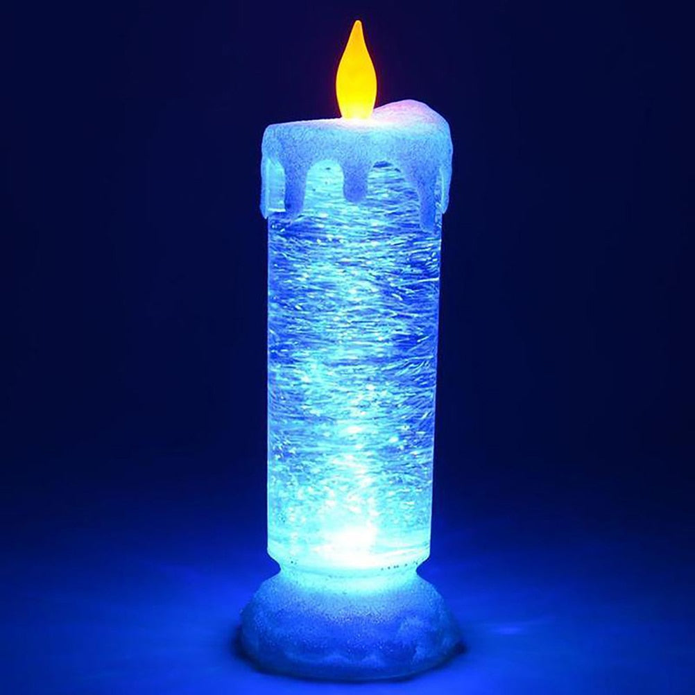 LED Colour-changing candle