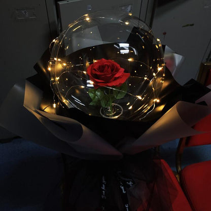 LED Luminous Balloon Rose Bouquet (DIY kit)