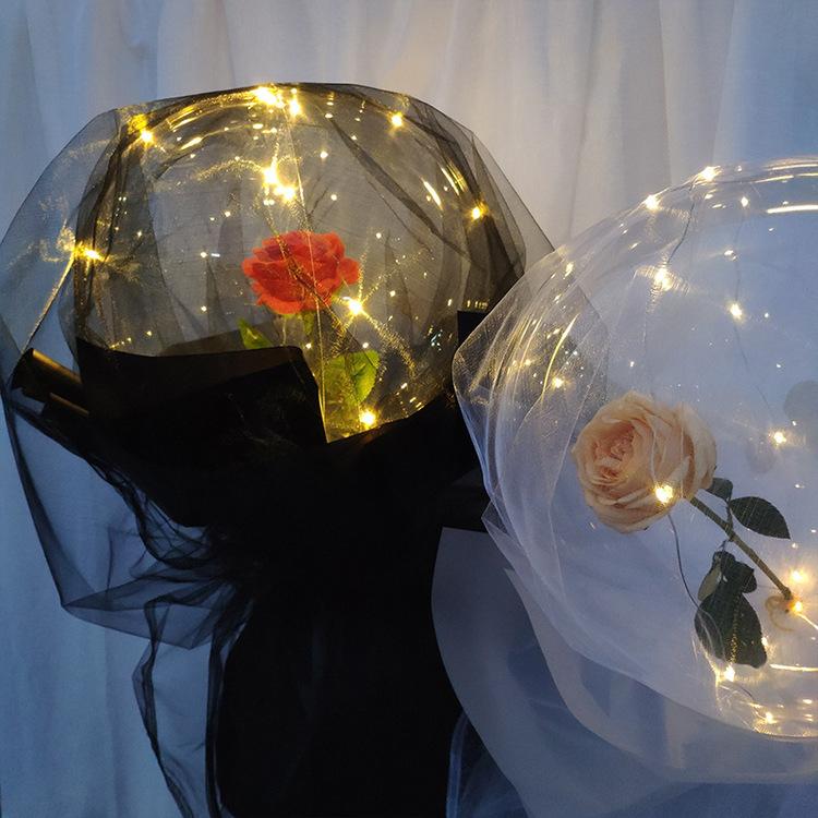 LED Luminous Balloon Rose Bouquet (DIY kit)