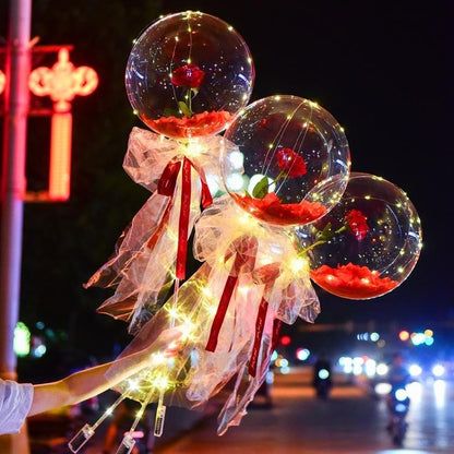 LED Luminous Balloon Rose Bouquet (DIY kit)