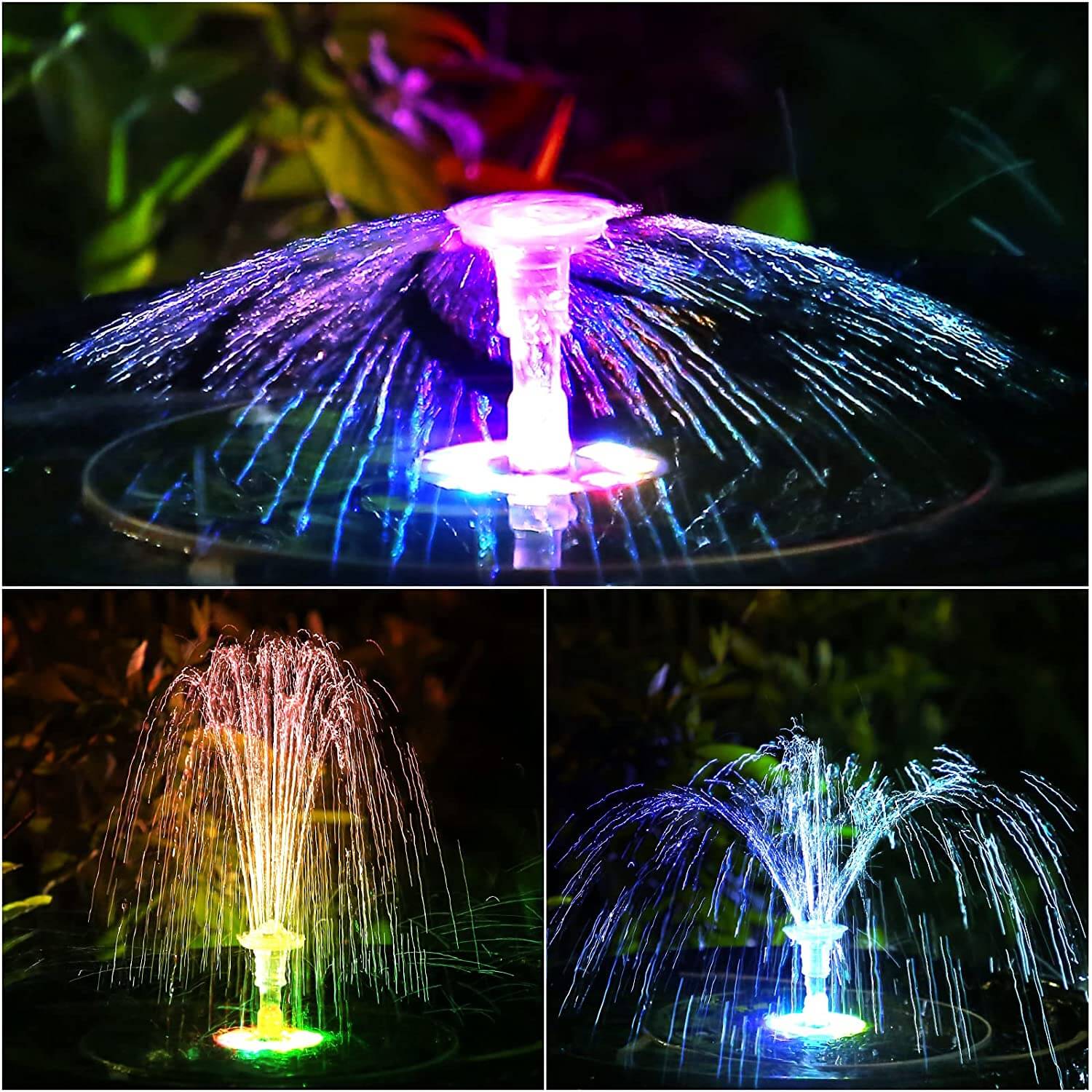 LED Solar Water Fountain
