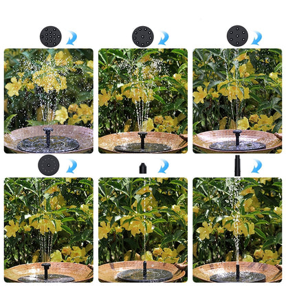 LED Solar Water Fountain