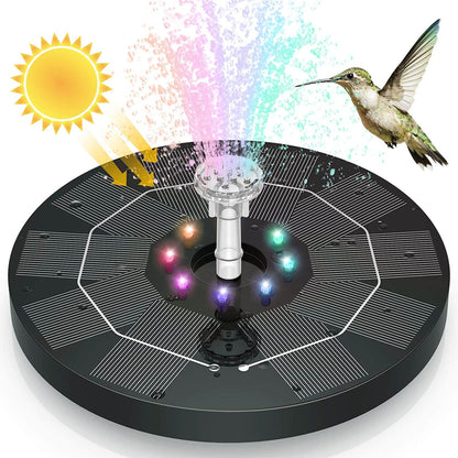 LED Solar Water Fountain