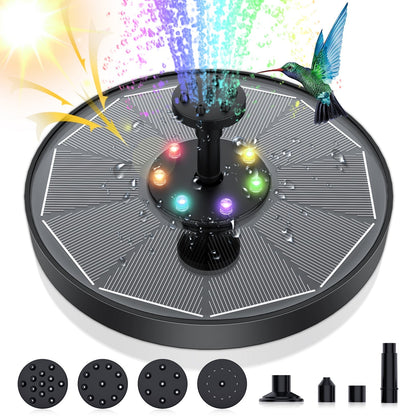 LED Solar Water Fountain