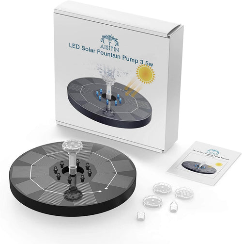 LED Solar Water Fountain