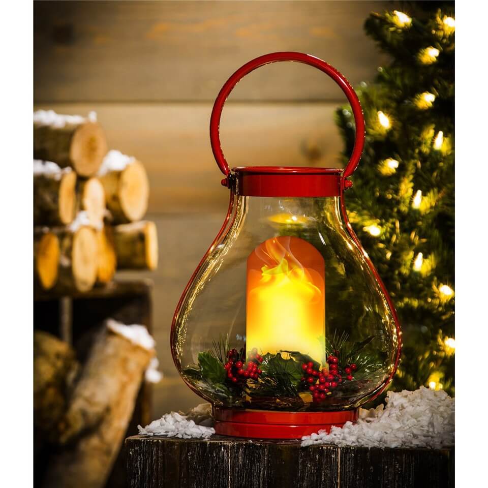 LED flame effect light bulb