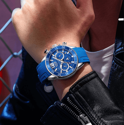 LIGE Luxury Chronograph Sports Watch