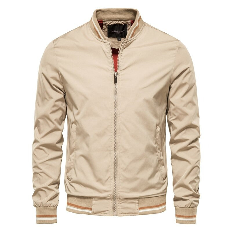 Men's Bomber Jacket Stylish Polyester