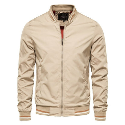 Men's Bomber Jacket Stylish Polyester