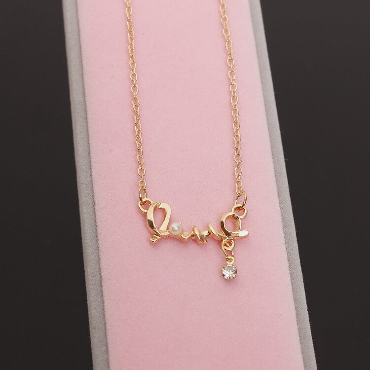 L.O.V.E. Pearl Necklace