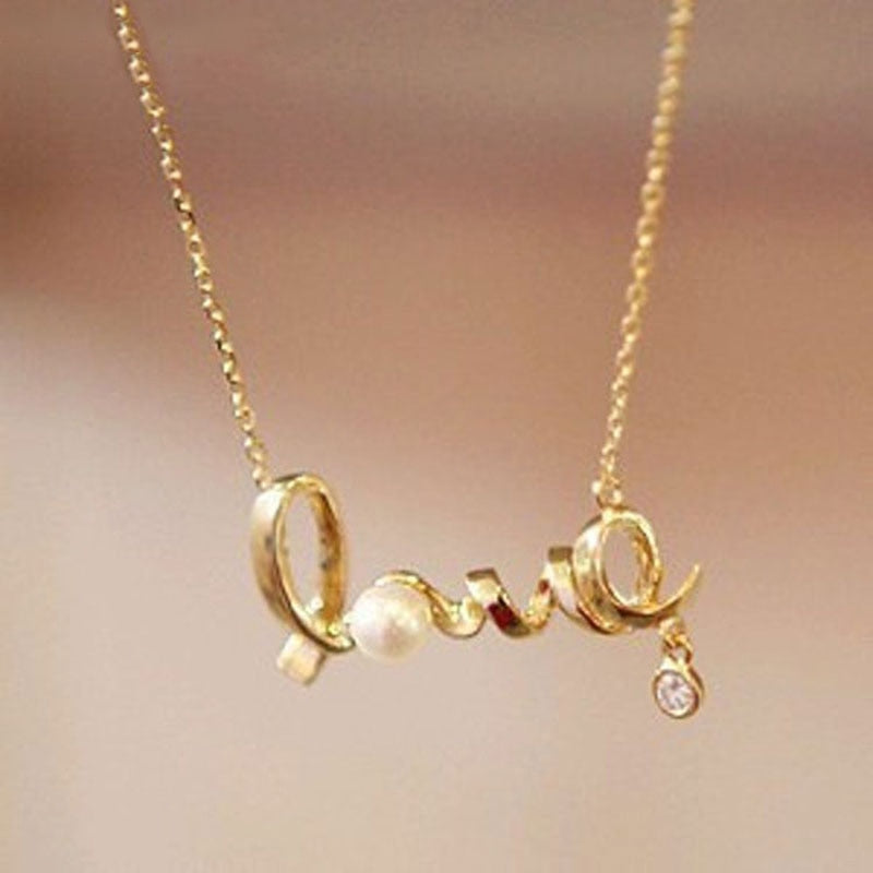 L.O.V.E. Pearl Necklace