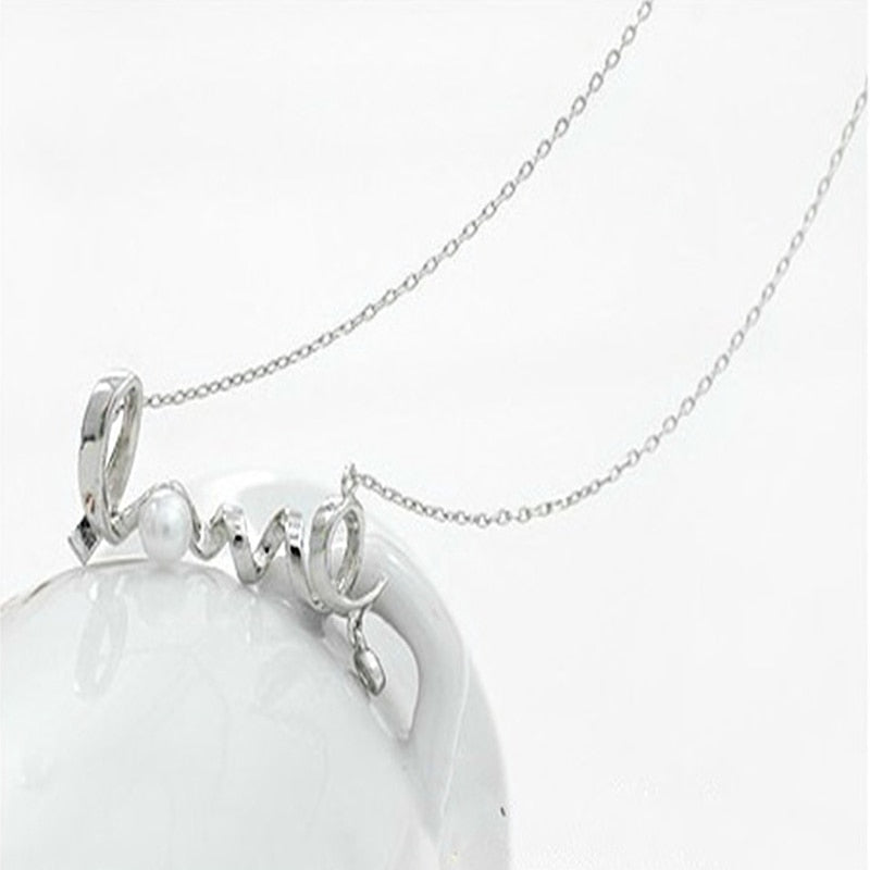 L.O.V.E. Pearl Necklace