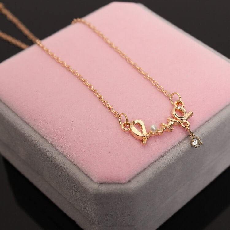 L.O.V.E. Pearl Necklace