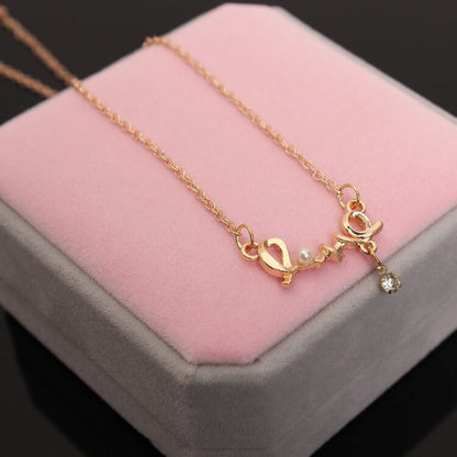 L.O.V.E. Pearl Necklace