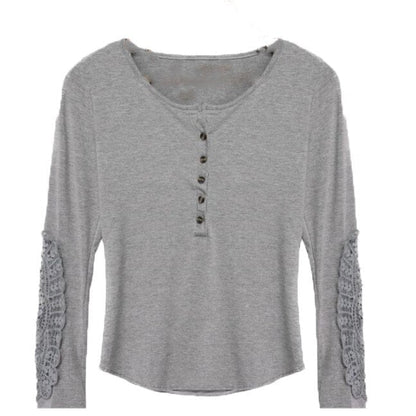 Lace Shirt Long Sleeve