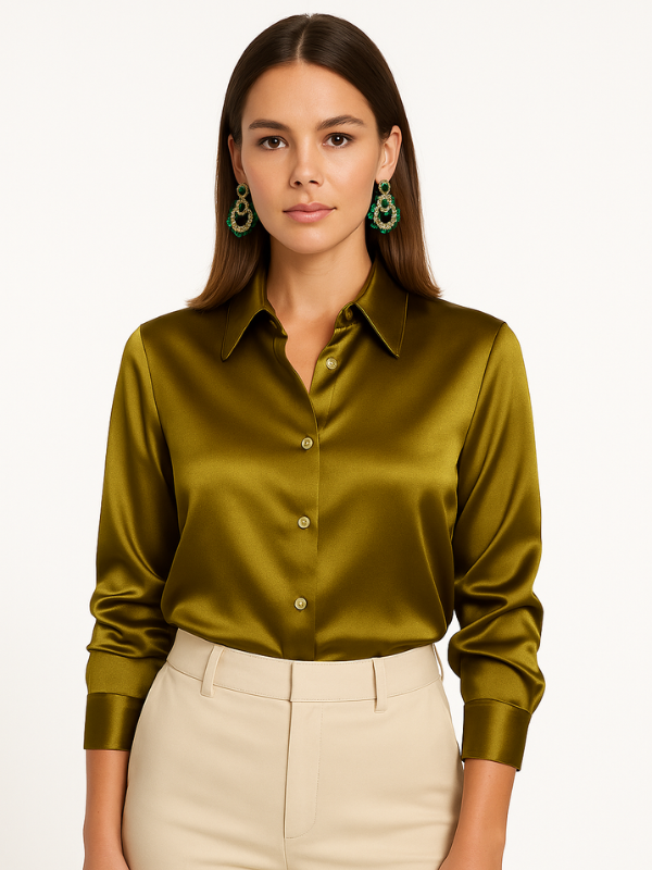 Ladies Blouse With Buttons