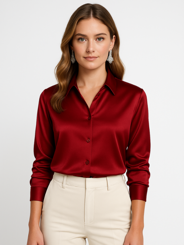 Ladies Blouse With Buttons