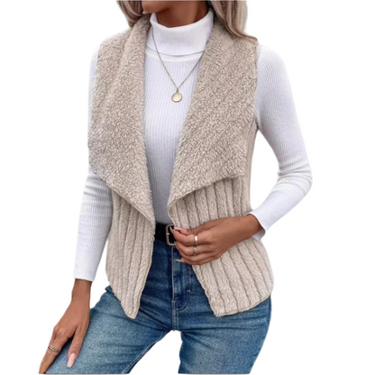 Ladies Cardigan Casual With Notch Collar Soft Material