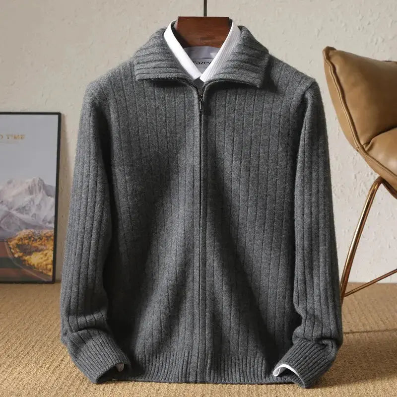 Ladies Cardigan With Stylish Stripes