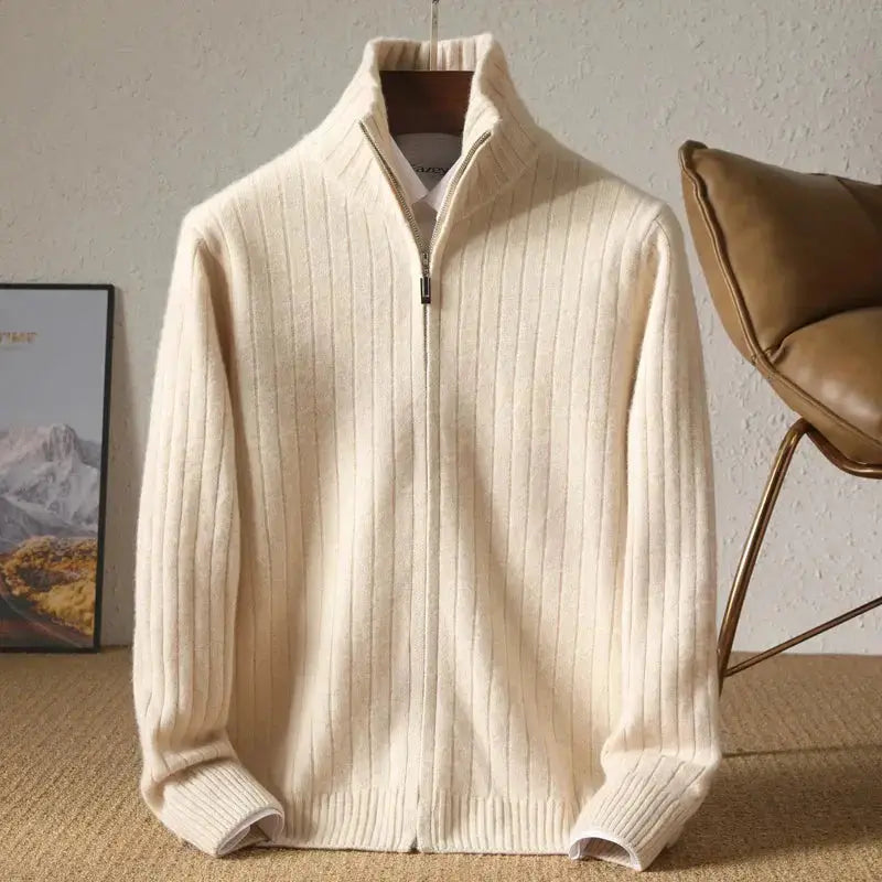 Ladies Cardigan With Stylish Stripes