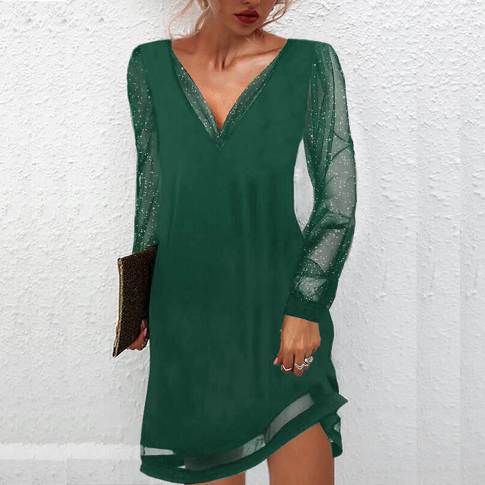 Ladies Cocktail Dress Close-fitting