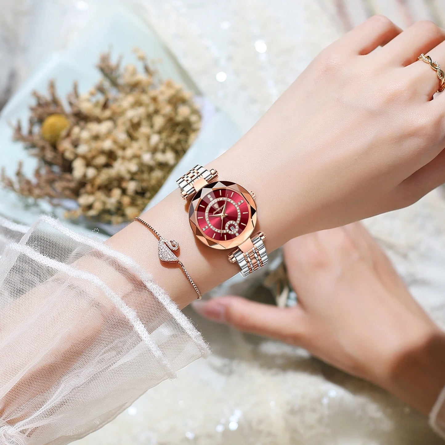 Ladies Diamond Quartz Watch