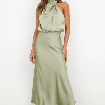 Ladies Dress Asymmetric Shoulder Cocktail Dress