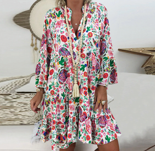 Ladies Dress Stylish Elegant High Quality Fabric for Party Dress and Summer Dress