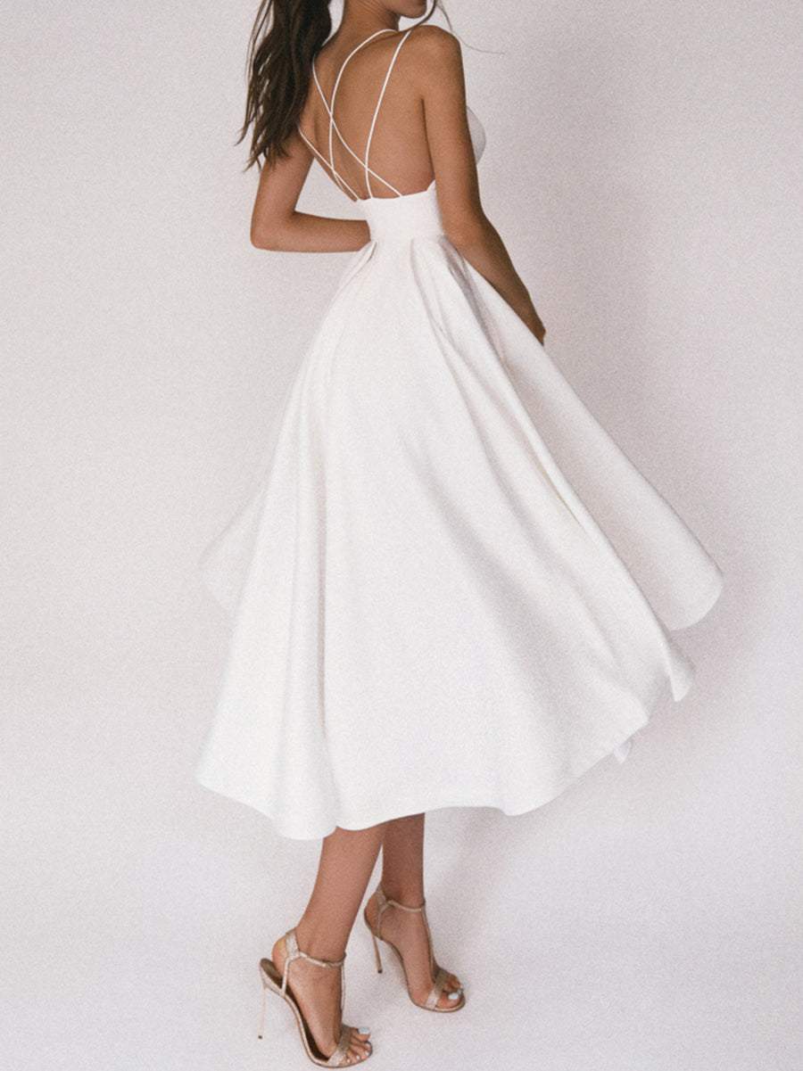 Ladies Dress V-Cut BohoChic Sleeveless Organic Cotton