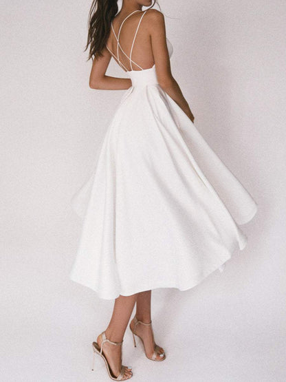 Ladies Dress V-Cut BohoChic Sleeveless Organic Cotton