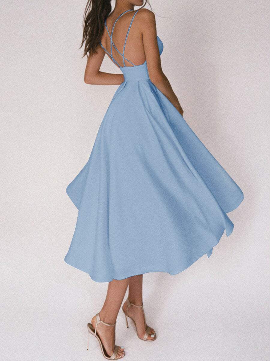 Ladies Dress V-Cut BohoChic Sleeveless Organic Cotton