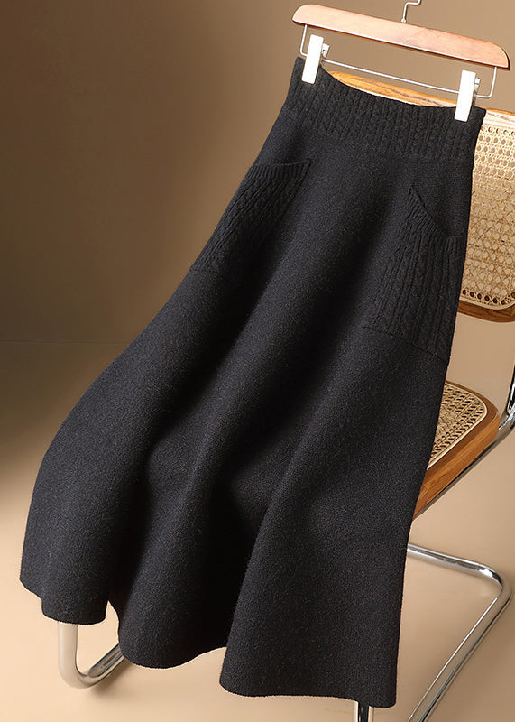 Ladies' Knitted Skirt with Pockets
