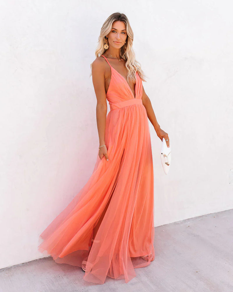 Ladies Long Dress Elegant Style High Quality Fabric for Special Occasions